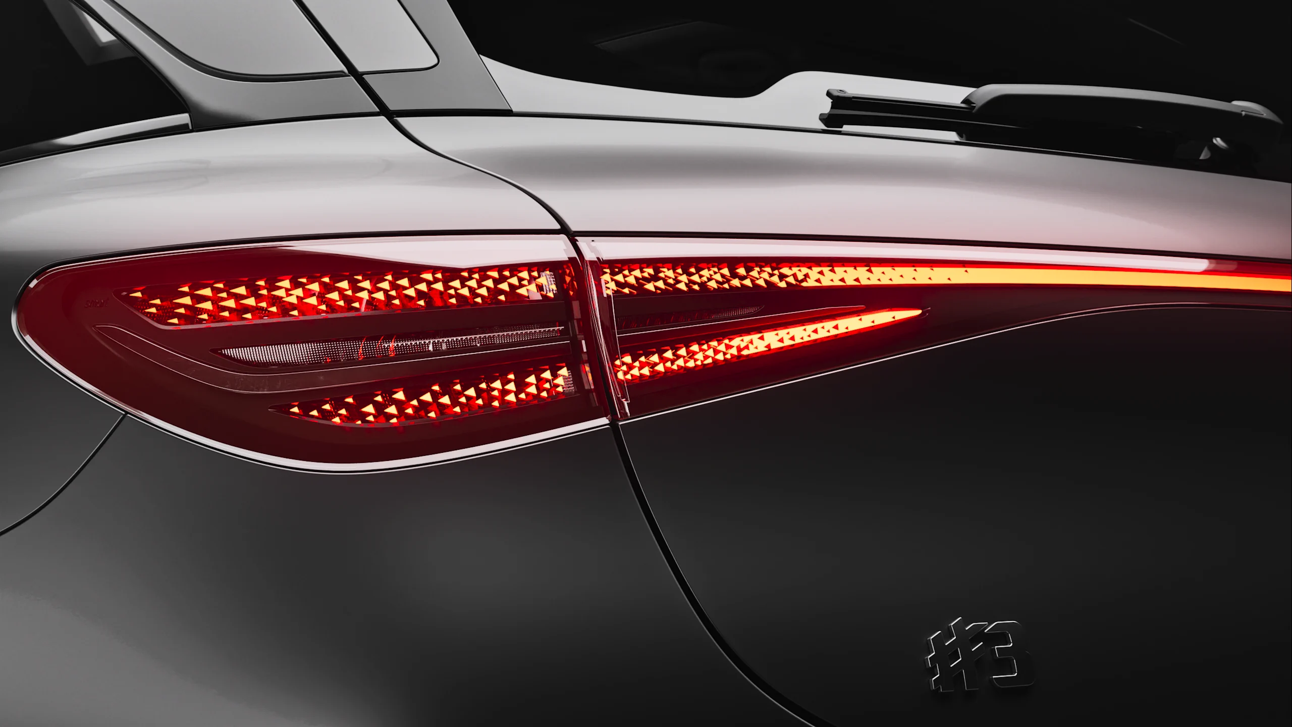 Smart #3 Sport — Rear lights detail