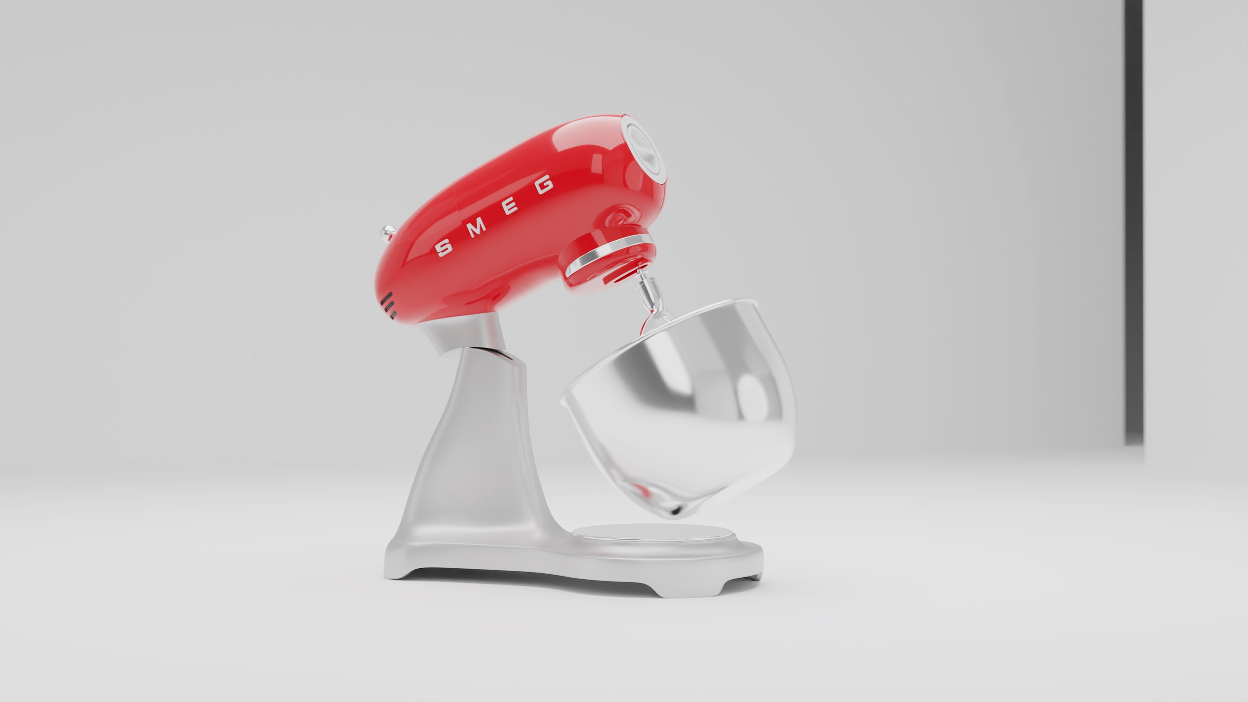 SMEG mixer — motor housing detail